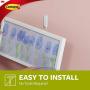Command Wire-Back Hangers, Indoor Use, 3 hangers, 6 strips, Decorate Damage-Free (17043-ES)