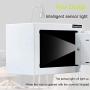 JUGREAT Security Safe Box with Induction Light,Electronic Digital Securit Safe Steel Construction Hidden with Lock，Wall or Cabinet Anchoring Design for Home Office Hotel Gun Passport Cash(White)