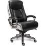 Serta 44942 Executive Office Chair with Smart Layers Technology | Leather and Mesh Ergonomic with Contoured Lumbar and ComfortCoils | Black & White