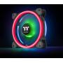 Thermaltake Riing Trio 12 RGB TT Premium Edition 120mm Software Enabled 30 Addressable LED 9 Blades Case/Radiator Fan - 3 Pack - CL-F072-PL12SW-A, Trio RGB