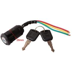 WOOSTAR 3 Wire Ignition Switch Replacement for 50cc 70cc 90cc 110cc 150cc 200cc 250cc Kart Dune Buggy Buggies ATV & Dirt Bike Parts