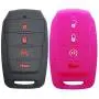 2X Coolbestda Silicone Key Fob Case Skin Remote Cover Protector for 2019 2020 2021 Ram 1500 4buttons OHT-4882056 68401332AA/AB