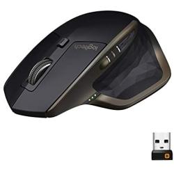 Logitech MX Master Wireless Mouse – High-precision Sensor, Speed-Adaptive Scroll Wheel, Easy-Switch up to 3 Devices - Meteorite Black