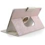 Thankscase Case for iPad Air 10.5'' (3rd Gen) / iPad Pro 10.5, Rotating Case Stand Cover with Pencil Holder, Swivel Case Bulid-in Wallet Pocket, Hand Strap for iPad Air 3rd Gen 10.5'' 2019 (Rose White)