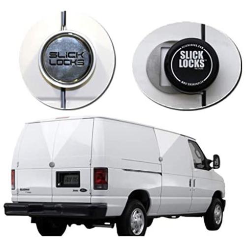 Slick Locks Ford Sliding Door Kit Complete with Spinners, Weather Covers & Locks