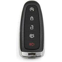 uxcell New 5 Buttons Uncut Insert Key Fob Remote Control Case Shell Replacement M3N5WY8609 for Ford MKS MKT 2013-2014