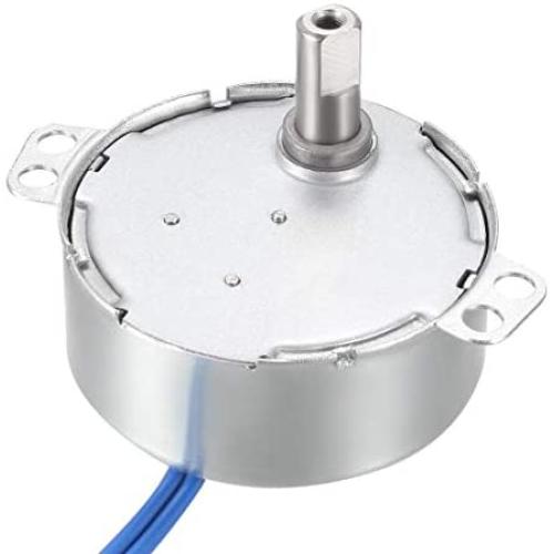 uxcell Electric Synchronous Synchron Motor Turntable Motor 100-127 VAC 50-60Hz CCW/CW 4W 30-36RPM