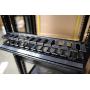 Raising Electronics 1U Horizontal Rack Mount Cable Management Unit with Panel Plastic 19'' Rack Mount