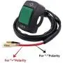 Ourbest Green Motorcycle Handlebar Switch 12V for Motorbike Scooter, Fog Light On Off Toggle Switchfor Electrombile-2Pcs