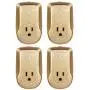 TOPGREENER TGWF115APM, Gold, 4-Pack Wi-Fi Powerful Plug with Energy Monitoring, Smart Outlet, 15A, 1800W, Control Lights and Appliances from Anywhere, No Hub Required, 4 TOPGREENER TGWF115APM, Gold, 4-Pack Wi-Fi Powerful Plug with Energy Monitoring, Smart Outlet, 15A, 1800W, Control Lights and Appliances from Anywhere, No Hub Required, 4