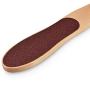 Professional Foot File Callus Remover - Wooden Pedi Foot Scrubber Filer for Dead Skin - Double Sided Foot Scraper Exfoliator for Dry and Wet Feet Care - Spa Quality Foot Rasp Grater Pedicure Tools