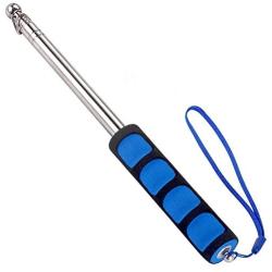 Limmoz 6 Feet Social Distance Pointer, Portable Telescopic Handheld Social Pointer Stick, Extendable 6 Feet Pole - Measure Social Distance (Blue)