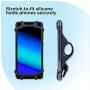Uber Bike Phone Mount, Silicone Handle Bar Mount for Bicycle, Stroller, Shopping Cart, Motorcycle, Car Headrest, Fits Most iPhones, Pixel, Galaxy, Nokia, and More, for Smart Phones 4” to 5.7”, 44257