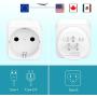 European to USA Plug Adapter, ANKCE Europe to USA Travel Plug Converter, American Outlet Plug Adapter, EU to US Adapter, [2 Packs]