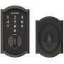 Schlage Touch Camelot Deadbolt (Aged Bronze) BE375 CAM 716
