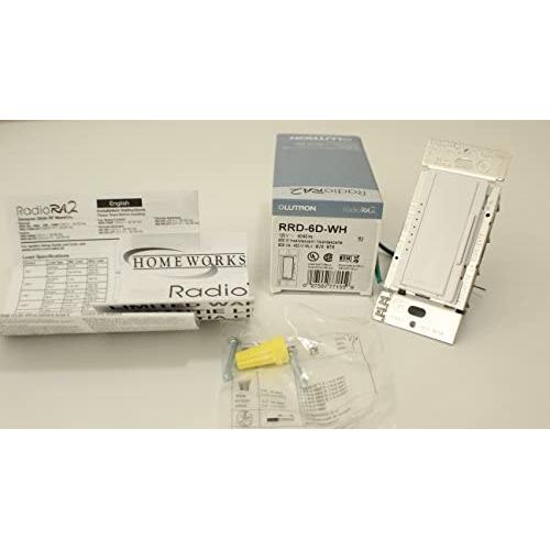 LUTRON RRD-6D-WH RA2 600W DIMMER