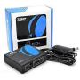 4K 1 in 2 Out HDMI Splitter by OREI - Ultra HD 4K @ 30 Hz 1x2 V. 1.4 HDCP, Power HDMI Supports 3D Full HD 1080P for Xbox, PS4 PS3 Fire Stick Blu Ray Apple TV HDTV - Adapter Included