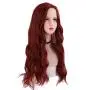 SinRany Women Girs Red Long Wave Wig Halloween Movie Role Cosplay Hair