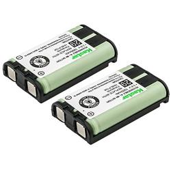 Kastar 2 Pack Cordless Phone Battery for Panasonic HHR-P104 HHR-P104A Type 29, Panasonic KX-FG6550 KX-FPG391 KX-TG2388B KX-TG2396 and More