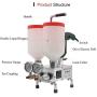 BAOSHISHAN Double Liquid Type High-Pressure Floor Grouting Machine for Concrete Cracks Leakage Repair Pump Machine (110V)