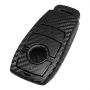 TANGSEN Smart Key Fob Personalized Case Protective Cover for MERCEDES BENZ E S CLASS E300 E400 E43 W213 2 3 Button Keyless Entry Remote 3D Twill Weave Carbon Fiber ABS Plastic Emboss