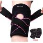 Greententljs Pair of Knee Brace Holder with Side Stabilizers - Adjustable Strap Breathable Knee Brace Patella Gel Pads for Knee Support (2Pcs Pink)