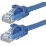 Monoprice 109789 Flexboot Cat6 Ethernet Patch Cable - Network Internet Cord - RJ45, Stranded, 550Mhz, UTP, Pure Bare Copper Wire, 24AWG, 0.5ft, Blue