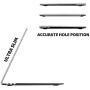 B BELK MacBook Pro 16 Inch Case 2021 2020 2019 Release A2141, Sparkly PU Leather Crystal Smooth Slim Hard Case with Keyboard Cover Compatible with Apple MacBook Pro 16 with Touch Bar & Touch ID