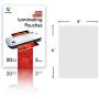 Thermal Laminating Pouches, 5 mil, Photo Card, 4×6 inches, 50(25×2) Packs, Used for Laminator Machine by WONLAMI