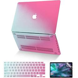 Anban MacBook Air 13 inch Case 2020 2019 2018 Release A2337 M1 A2179 A1932, Slim Plastic Hard Corner Protective Shell Cover with Keyboard Cover + Screen Skin Compatible with Mac Air 13 with Touch ID