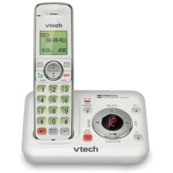 VTech CS6429-17 Dect 6.0 Cordless Phone with Digital Answering System and Caller ID, Expandable Up To 5 Handsets, Wall mountable, White