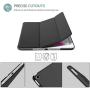 ProCase iPad 10.2 Case 2020 iPad 8th Generation / 2019 iPad 7th Gen Case, Slim Stand Hard Back Shell Protective Smart Cover Case for iPad 10.2 Inch -Black