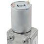 BNYZWOT DC 12V 130RPM Turbo Worm Geared Motor High Torque Turbine Worm Gear Box Reduction Motor 6mm Shaft