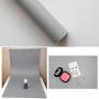 Meking 20x39 Inch PVC Backdrop, 2-Pack Waterproof Matte Photography Background for Flat Lay Food & Cosmetic Small Product Photo Studio Shooting (White+Gray)