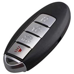 cciyu X 1 Flip Key Fob with Key Blade 4 buttons Replacement for 07 08 09 10 11 12 13 14 15 for N issan Altima Maxima for I nfiniti Q60 G35 G37 G25 Series with FCC KR55WK48903
