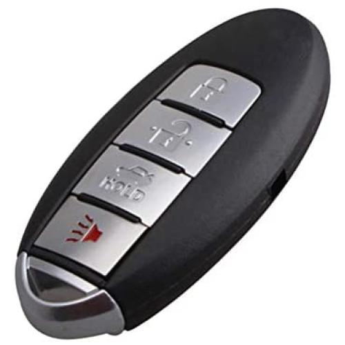 cciyu X 1 Flip Key Fob with Key Blade 4 buttons Replacement for 07 08 09 10 11 12 13 14 15 for N issan Altima Maxima for I nfiniti Q60 G35 G37 G25 Series with FCC KR55WK48903
