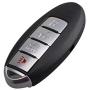 cciyu X 1 Flip Key Fob with Key Blade 4 buttons Replacement for 07 08 09 10 11 12 13 14 15 for N issan Altima Maxima for I nfiniti Q60 G35 G37 G25 Series with FCC KR55WK48903