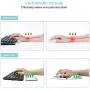 Anyshock Keyboard Wrist Rest Set and Ergonomic Mouse Pad with Wrist Support Memory Foam Filled Non Slip Durable Comfortable Lightweight Wrist Pad for Easy Typing & Pain Relief (Wave Marble)