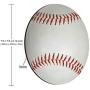 Smooffly Round Mouse Pad Custom,Baseball Design Customized Round Non-Slip Rubber Mousepad Gaming Mouse Pad Size 7.9 x 7.9 x 0.12 Inch
