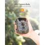 APEMAN Mini Trail Camera 16MP 1080P with 16GB TF Card Waterproof Night Vision Game Camera for Wildlife Detecting, Home Security