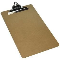 BAZIC Legal Size Hardboard Clipboard w/ Sturdy Spring Clip