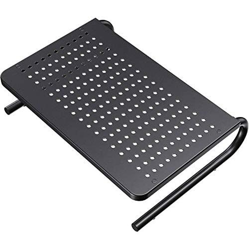 Monitor Stand Riser with Vented Metal for Computer, Laptop, Desk, Printer with 14.5 Platform 4 Inch Height
