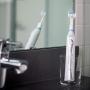 Triple Bristle Best Sonic Electric Toothbrush - Whiter Teeth & Brighter Smile - Rechargeable 31,000 VPM Tooth Brush is Unique & Patented 3 Brush Head Design - Perfect Angle Bristles Clean Each Tooth