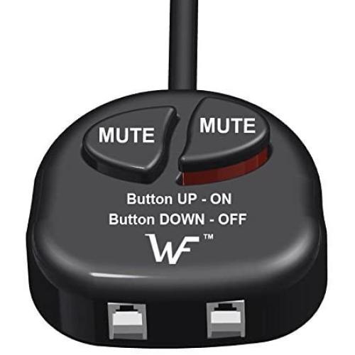 Telephone Training Adapter Y Splitter+Mute Button for Headset for Nortel Meridican, Norstar, Avaya, Ashtra, Mitel, Polycom, Ge and Other IP Phone