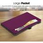 Fintie Case for Samsung Galaxy Tab S5e 10.5 2019 Model SM-T720(Wi-Fi) SM-T725(LTE) SM-T727(Verizon/Sprint/AT&T), Multi-Angle Viewing Stand Cover with Pocket Auto Sleep Wake Feature, Purple