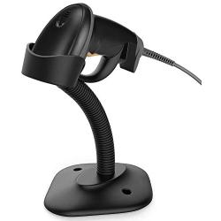 Esup Barcode Scanner with Stand USB Barcode Scanner Wired Handheld Laser Barcode Reader with Adjustable Stand
