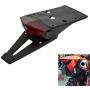 CICMOD Rear Fender Mount Red LED Tail Light Brake Lamp Turn Signals License Plate Light for Custom Off-Road Motorcycle Dirt Bike