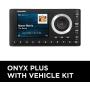 SiriusXM SXPL1V1 Onyx Plus Satellite Radio with Vehicle Kit, Receive 3 Months Free Service with Subscription – Enjoy SiriusXM Through your Cars In-Dash Audio System on this Dock & Play Radio