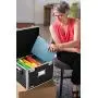 Vaultz Locking File Storage Chest, Two-Handled, Letter/Legal File Storage