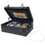 Vaultz Locking Storage Chest/Dorm Storage with Combination Locks, Black with Batman (VZ03913)
